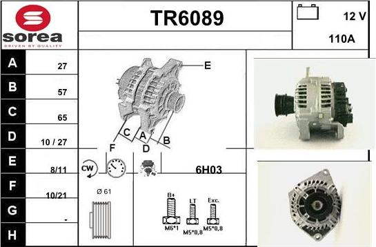 Sera TR6089 - Ģenerators autodraugiem.lv