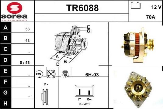 Sera TR6088 - Ģenerators autodraugiem.lv
