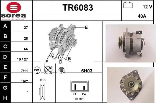 Sera TR6083 - Ģenerators autodraugiem.lv