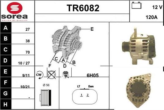 Sera TR6082 - Ģenerators autodraugiem.lv