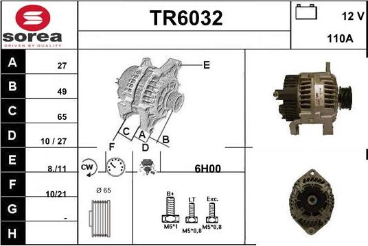 Sera TR6032 - Ģenerators autodraugiem.lv