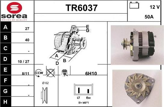 Sera TR6037 - Ģenerators autodraugiem.lv