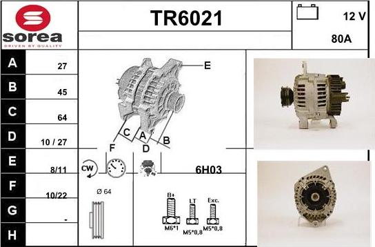 Sera TR6021 - Ģenerators autodraugiem.lv