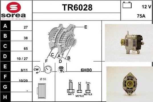 Sera TR6028 - Ģenerators autodraugiem.lv