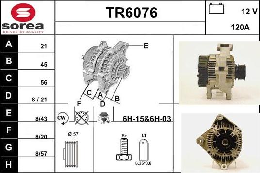 Sera TR6076 - Ģenerators autodraugiem.lv