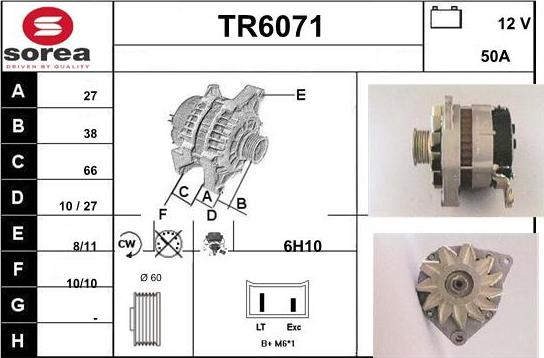 Sera TR6071 - Ģenerators autodraugiem.lv