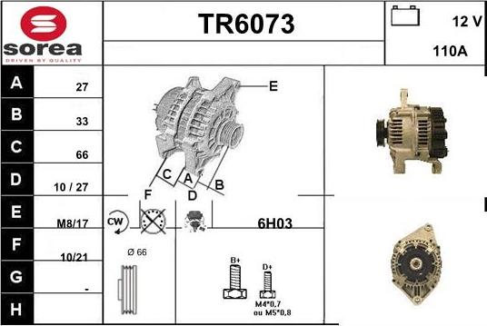 Sera TR6073 - Ģenerators autodraugiem.lv