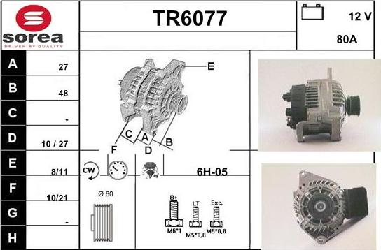 Sera TR6077 - Ģenerators autodraugiem.lv