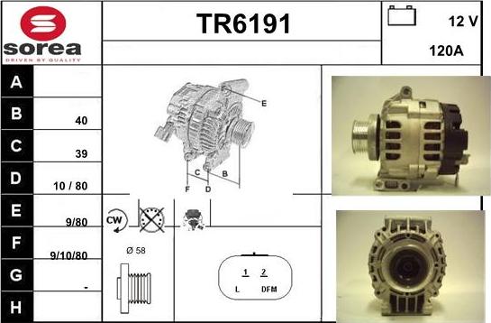 Sera TR6191 - Ģenerators autodraugiem.lv