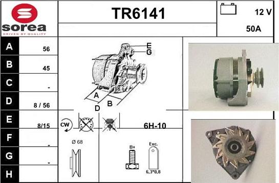 Sera TR6141 - Ģenerators autodraugiem.lv