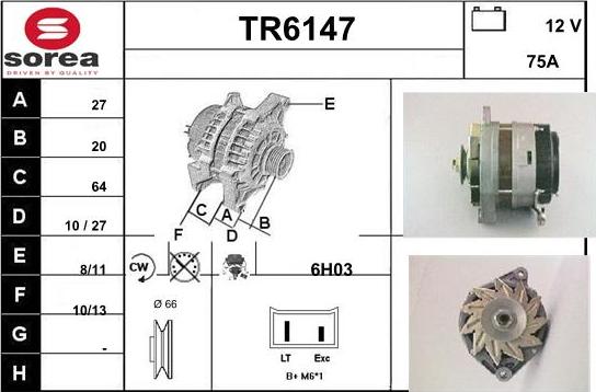 Sera TR6147 - Ģenerators autodraugiem.lv