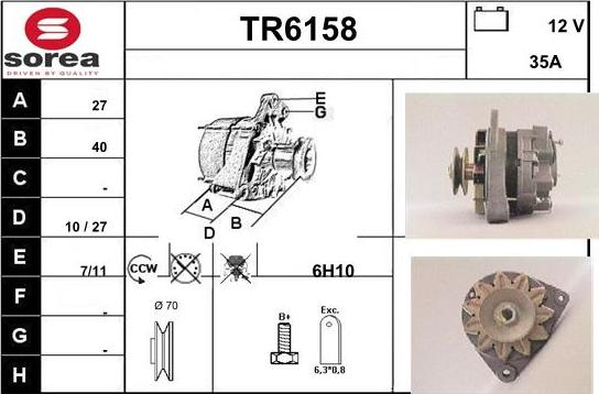 Sera TR6158 - Ģenerators autodraugiem.lv