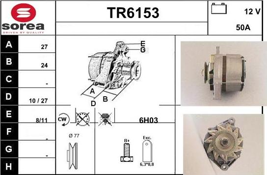 Sera TR6153 - Ģenerators autodraugiem.lv