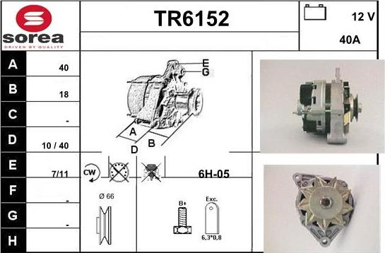 Sera TR6152 - Ģenerators autodraugiem.lv
