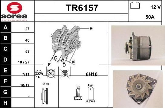 Sera TR6157 - Ģenerators autodraugiem.lv