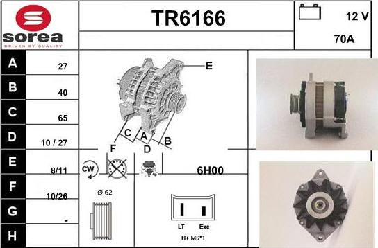 Sera TR6166 - Ģenerators autodraugiem.lv