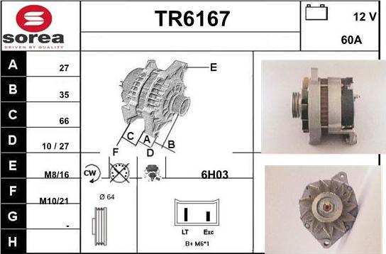 Sera TR6167 - Ģenerators autodraugiem.lv