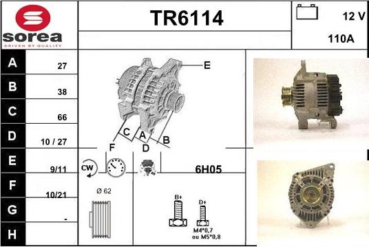 Sera TR6114 - Ģenerators autodraugiem.lv