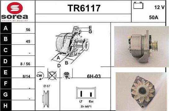 Sera TR6117 - Ģenerators autodraugiem.lv