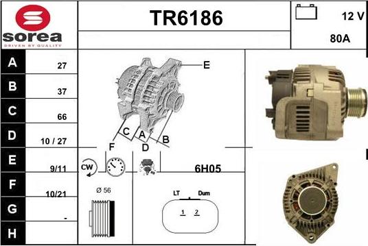 Sera TR6186 - Ģenerators autodraugiem.lv