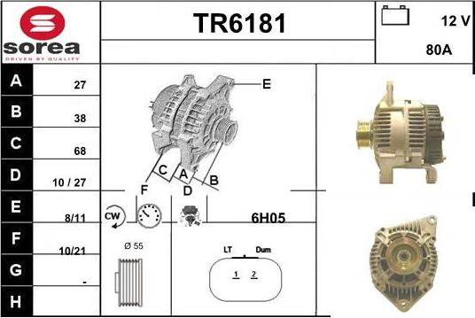 Sera TR6181 - Ģenerators autodraugiem.lv