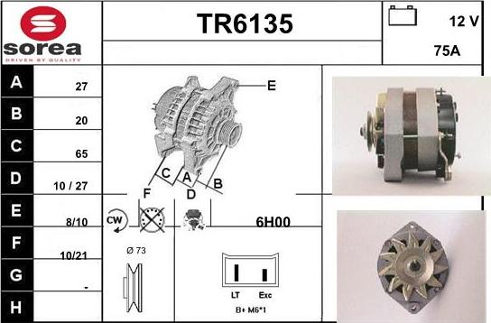 Sera TR6135 - Ģenerators autodraugiem.lv