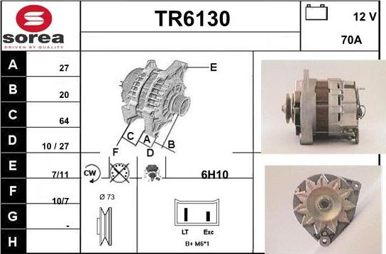 Sera TR6130 - Ģenerators autodraugiem.lv