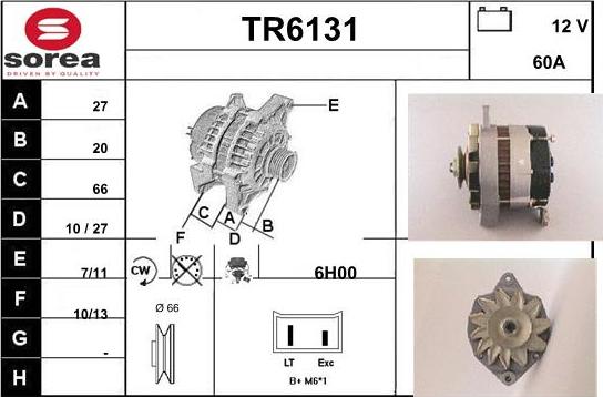 Sera TR6131 - Ģenerators autodraugiem.lv