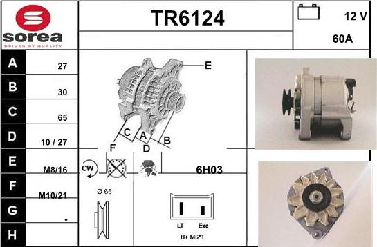 Sera TR6124 - Ģenerators autodraugiem.lv