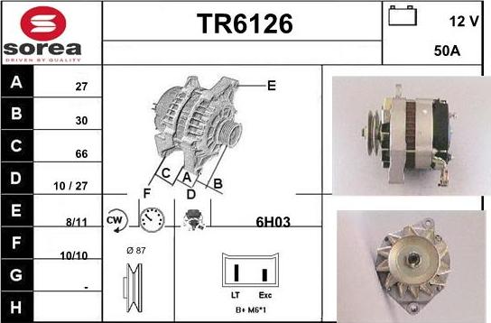 Sera TR6126 - Ģenerators autodraugiem.lv