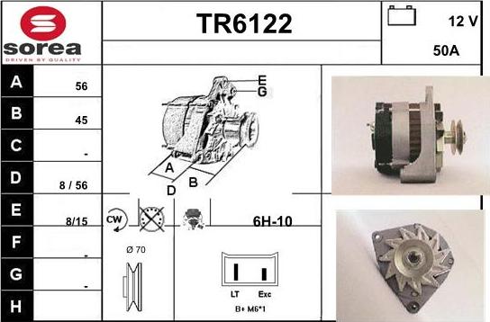 Sera TR6122 - Ģenerators autodraugiem.lv