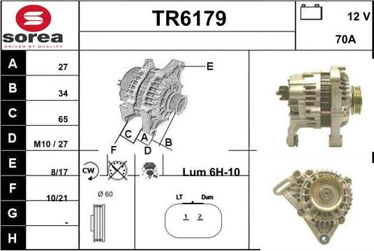 Sera TR6179 - Ģenerators autodraugiem.lv