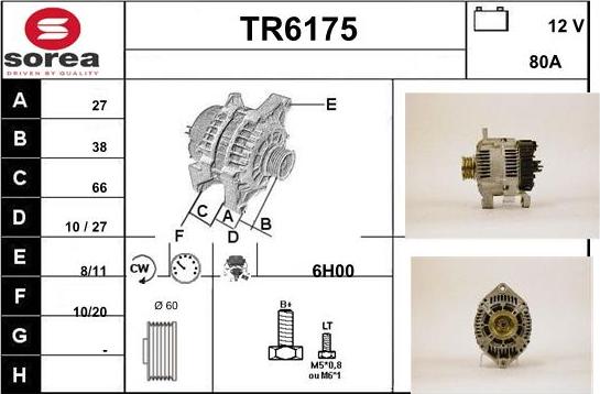 Sera TR6175 - Ģenerators autodraugiem.lv