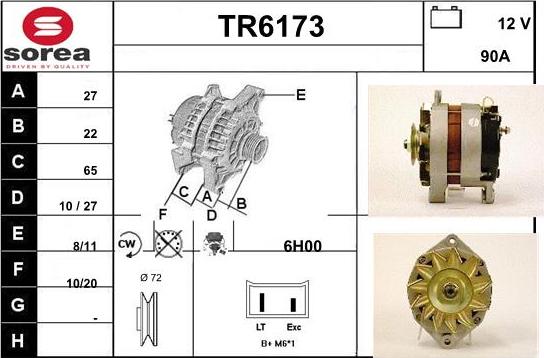 Sera TR6173 - Ģenerators autodraugiem.lv