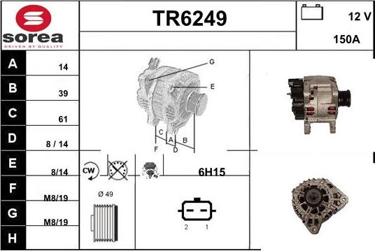 Sera TR6249 - Ģenerators autodraugiem.lv