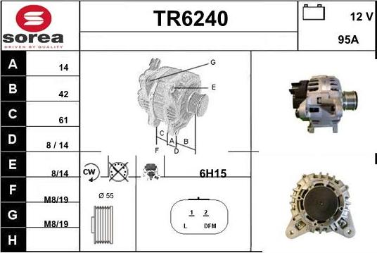 Sera TR6240 - Ģenerators autodraugiem.lv