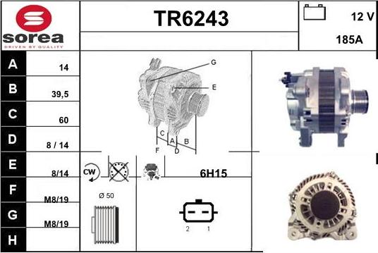 Sera TR6243 - Ģenerators autodraugiem.lv