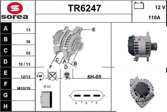 Sera TR6247 - Ģenerators autodraugiem.lv