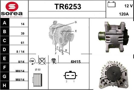 Sera TR6253 - Ģenerators autodraugiem.lv