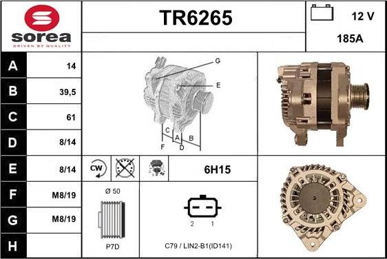 Sera TR6265 - Ģenerators autodraugiem.lv