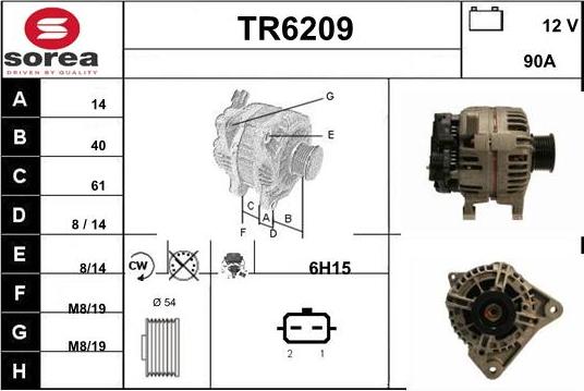 Sera TR6209 - Ģenerators autodraugiem.lv