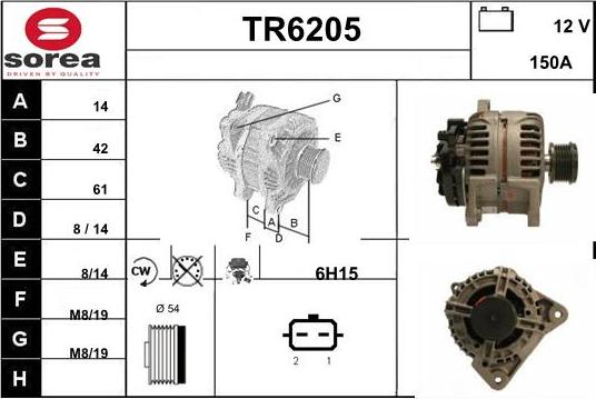 Sera TR6205 - Ģenerators autodraugiem.lv