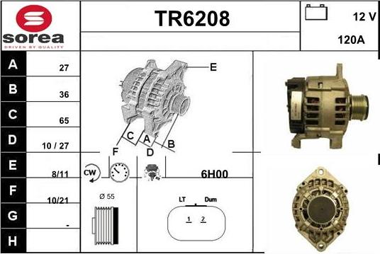 Sera TR6208 - Ģenerators autodraugiem.lv