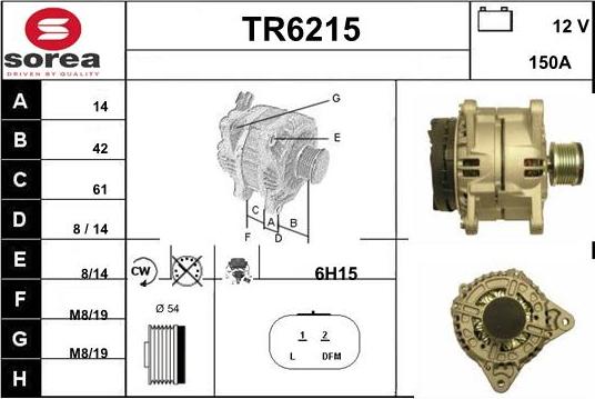 Sera TR6215 - Ģenerators autodraugiem.lv