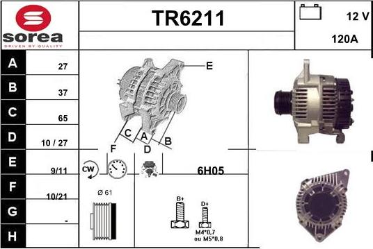 Sera TR6211 - Ģenerators autodraugiem.lv