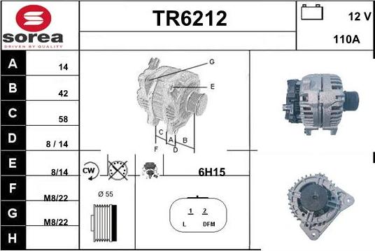 Sera TR6212 - Ģenerators autodraugiem.lv