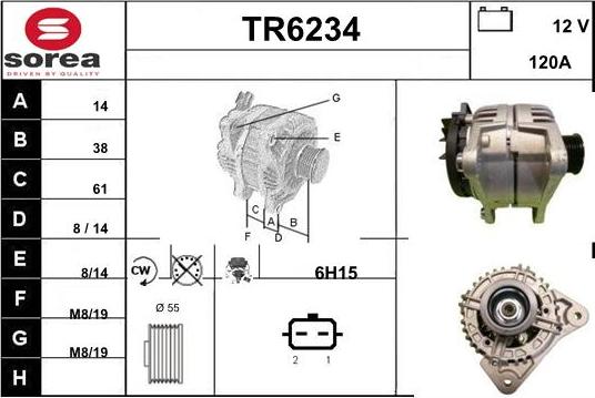 Sera TR6234 - Ģenerators autodraugiem.lv