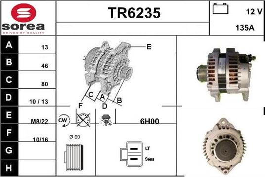 Sera TR6235 - Ģenerators autodraugiem.lv