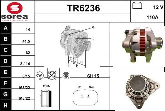 Sera TR6236 - Ģenerators autodraugiem.lv