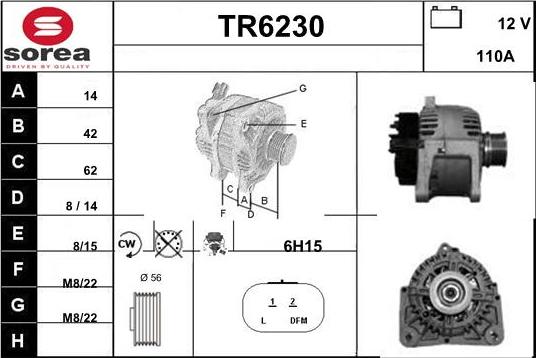 Sera TR6230 - Ģenerators autodraugiem.lv